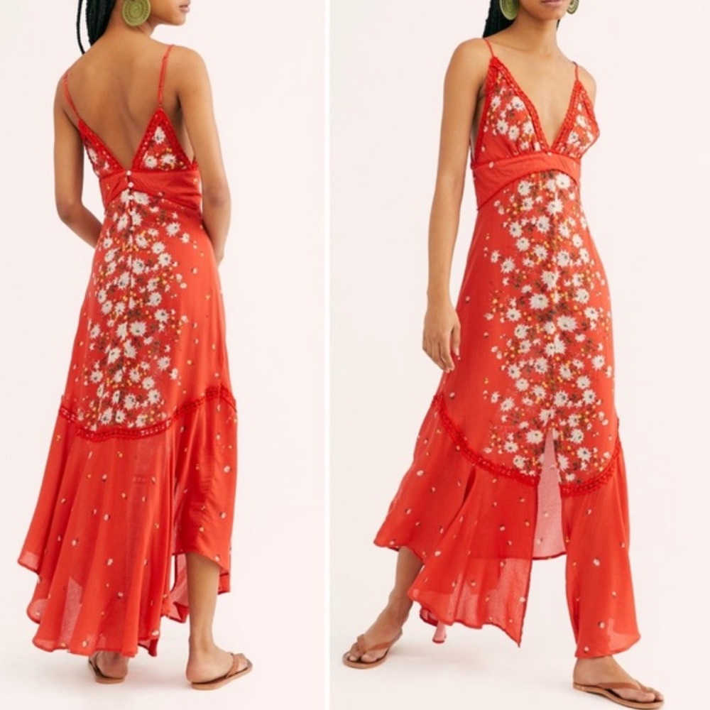 Free People Paradise Print Maxi Dress